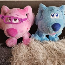 Blue And Magents Plush Toys