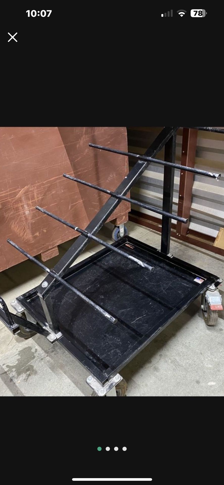 Southwire 535 electrical wire cart wagon.