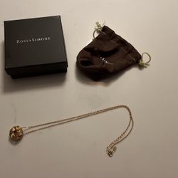 18k Gold Over Sterling Necklace 