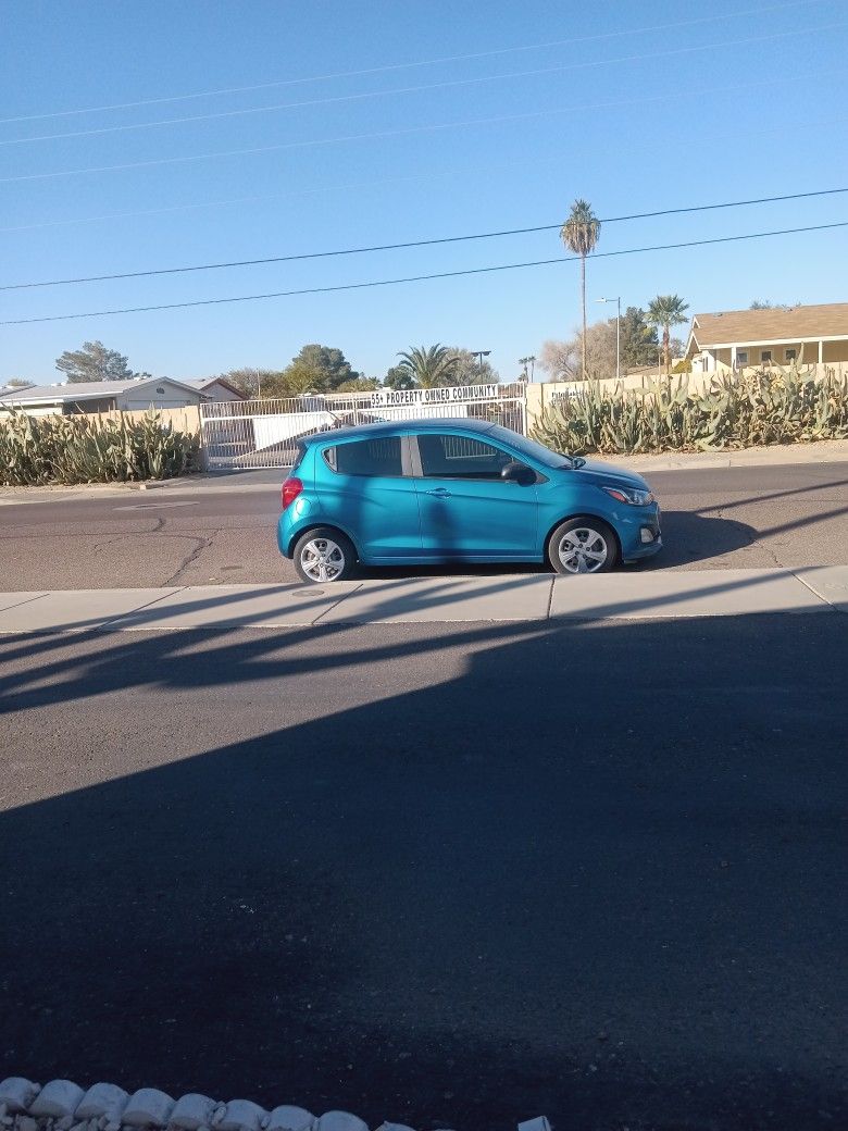Chevy Spark Metallic blue 
