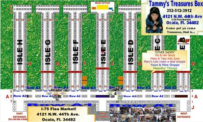 Costumes, toys , stuffed animals, luggage ,ect found at Tammy's Treasure Box at i-75 flea market located at 4121 n.w. 44th Ave. Ocala, Fl. 34482