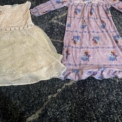 4T Frozen2 dress and nightgown