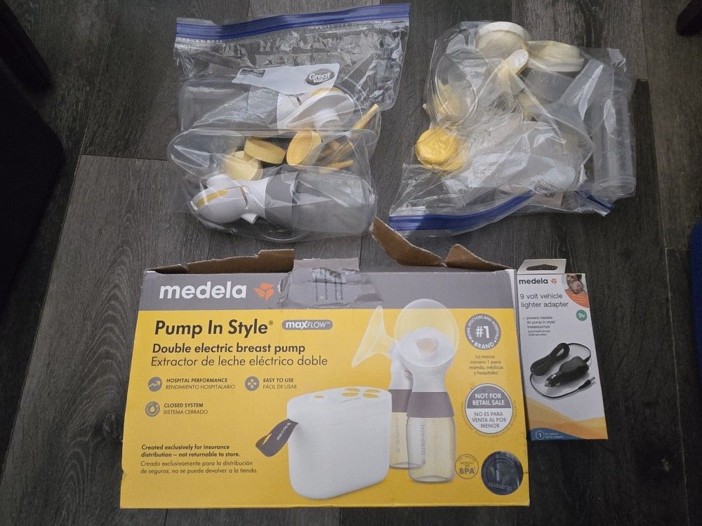 Medela Pump In Style Breast Milk Expressor Electric Complete With Extra Travel Adapter