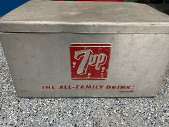 Vintage cooler 7up