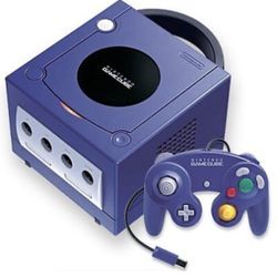 Nintendo GameCube Game Console Indigo Controller Tested OEM