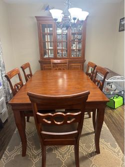 Ashley Furniture Dining Table and Hutch