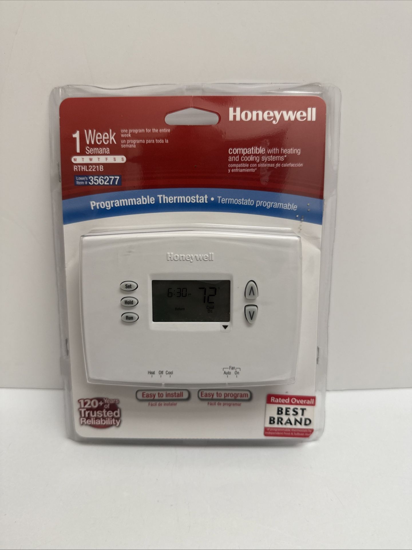 Honeywell Digital Programmable Thermostat White New
