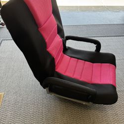 Black And Pink Multipurpose Swivel Chair