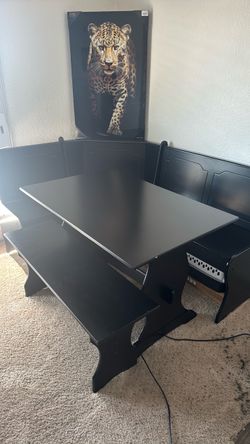 Kitchen Nook with inside storage bench