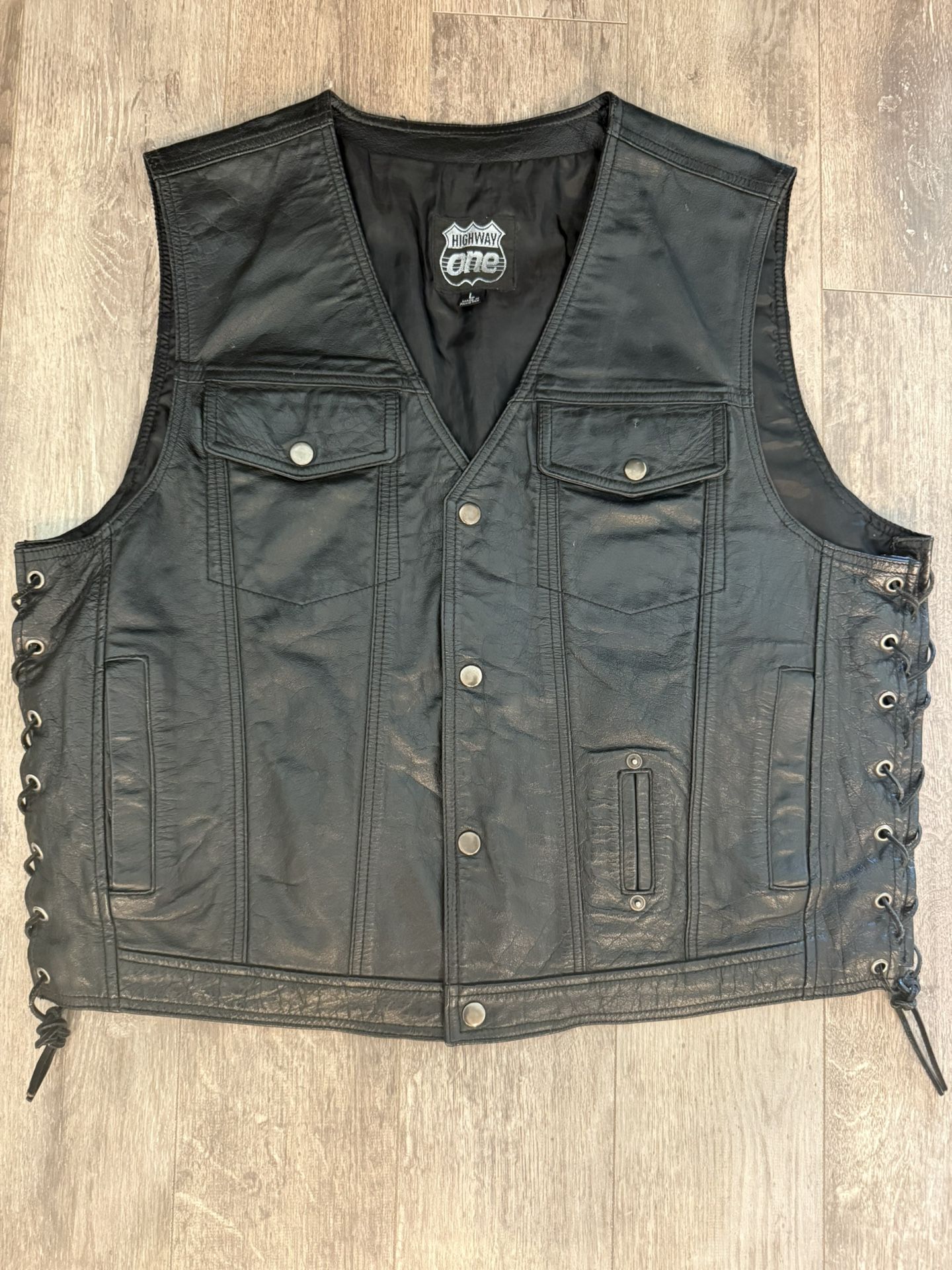 Leather Riding Vest