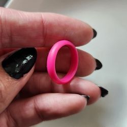 Pink Silicon Ring