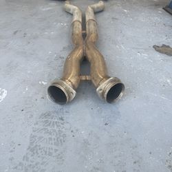 C6 Long Tube Headers And X Pipe