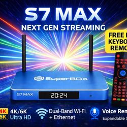 Superbox S7 max Super Box Local +Deliver 