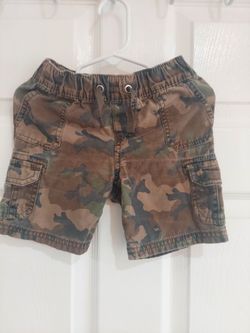 Kids Camo Cargo Shorts
