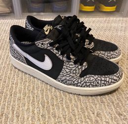 Jordan 1 Low Black Cement