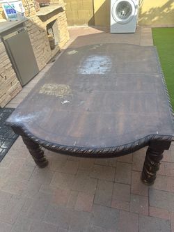 Large Dark Wood coffee Table