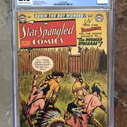 Star Spangled Comics #119 (1951) CGC 2.5 — O/w to White Pages; GA Robin Story 
