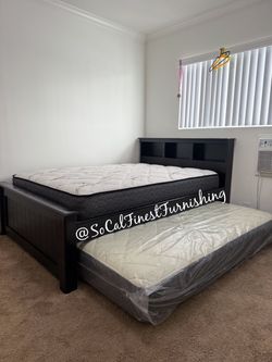Full Bed With Pullout Mattress