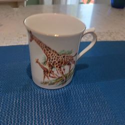Vintage Rosina Bone China Giraffe Cup 