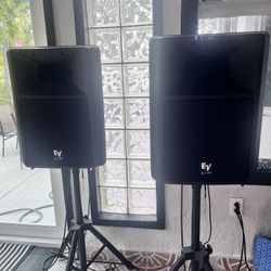 EV Speakers With Stands
