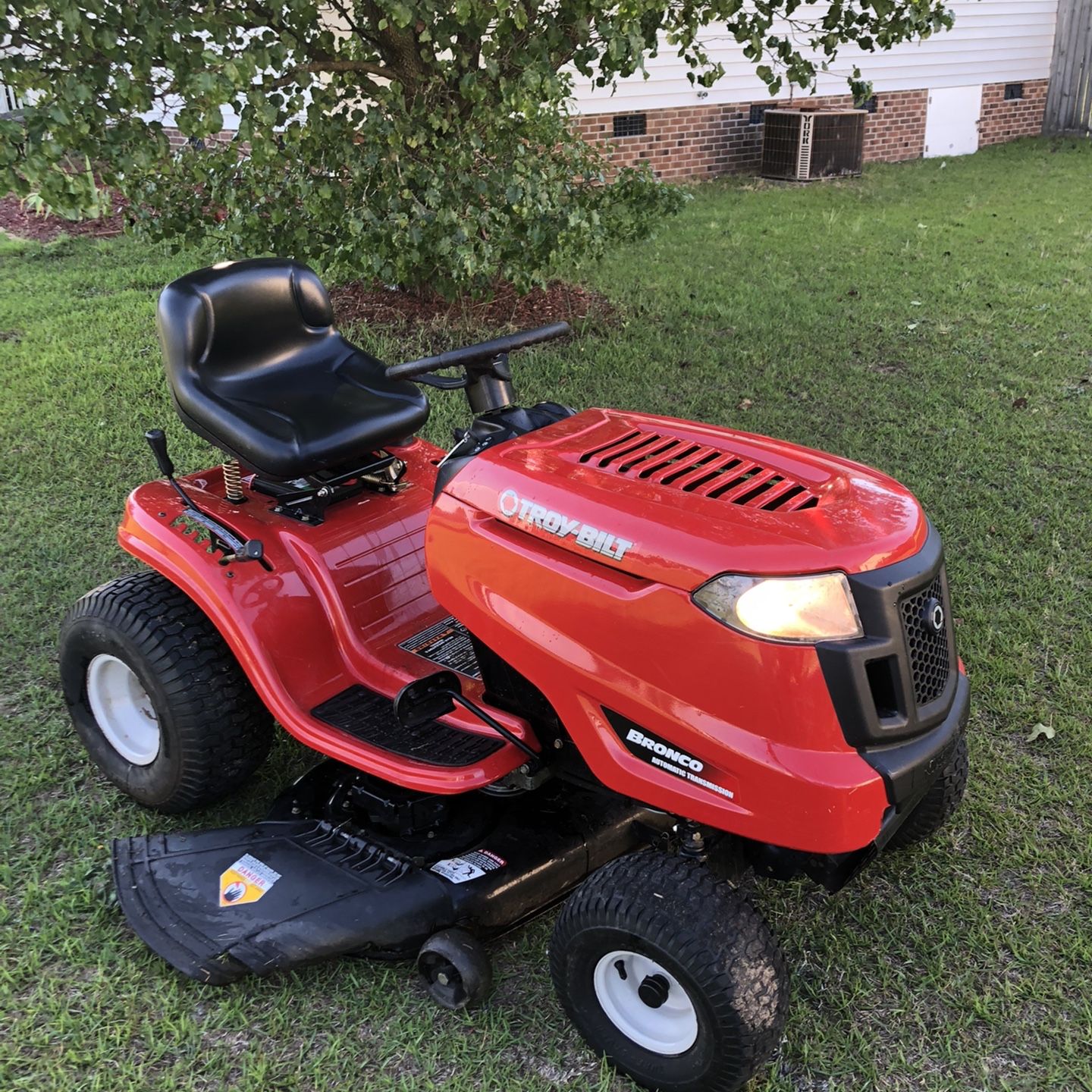 2008 troy bilt riding mower hot sale