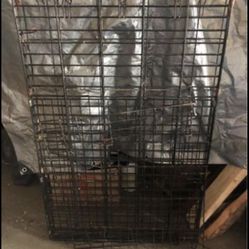 Scrap Metal or Fix large Dog Crate AS IS