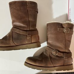 Size 8 Ugg Boots Leather 
