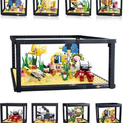 New  8 in 1 Creator Fish Tank Aquarium Building Blocks Toys Sets,STEM Educational Toys for Kids 8+,Birthday/Christmas/Date Gifts for Kids and Adults (