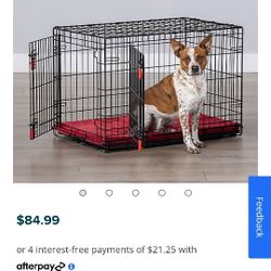 KONG Ultra-Strong Double Door Wire Dog Crate with Divider Panel

