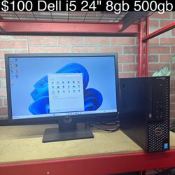 Dell Precision Computer Desktop 8gb i5 3.40ghz 500gb Windows 11