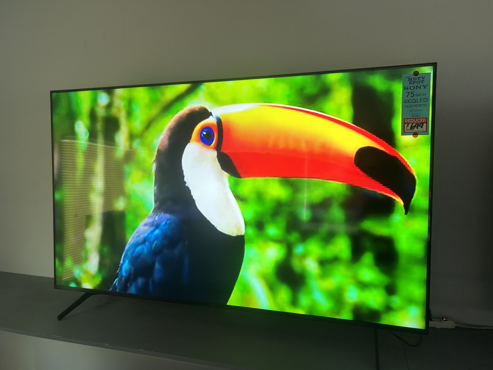 Sony 75-inch smart tv 4k 120hz kd75x85k