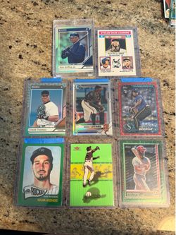 Baseball cards (lot x8)
