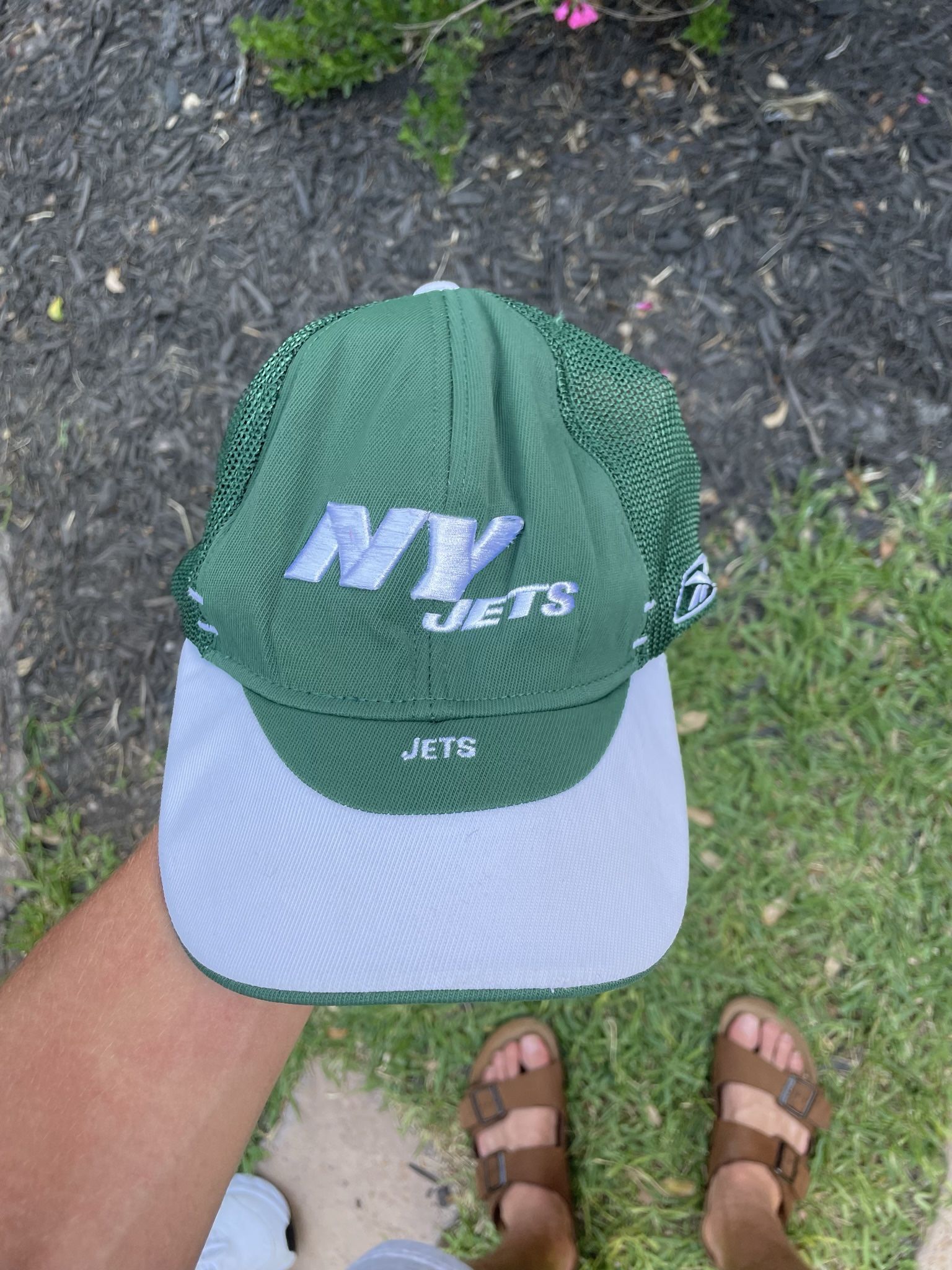 New York Jets Reebok Large/XL Fitted Hat