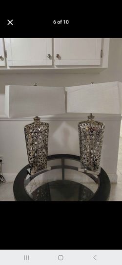 Silver Metal Lamps