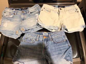 Jeans shorts size 10 girls