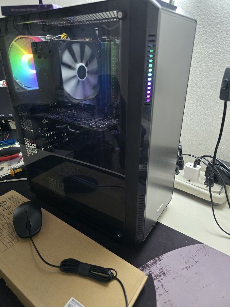 gaming pc desktop computer amd fx, r7 370, 16 gb ram, ssd, hdd, wifi bundle