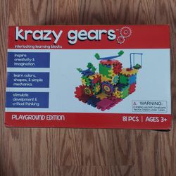  Brand New Krazy Gears Toy Set 81 Piece 
