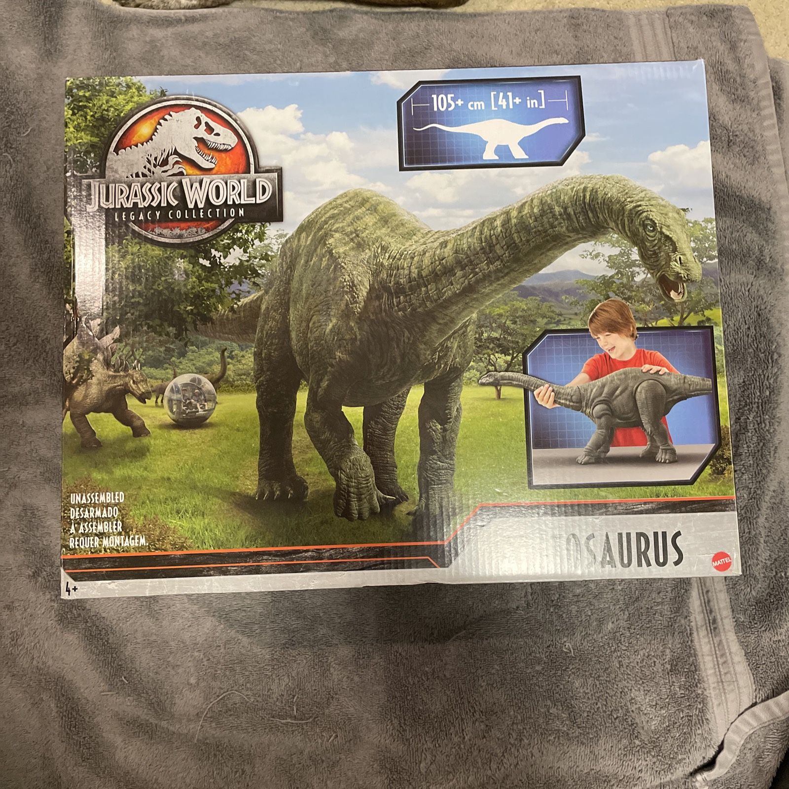 Jurassic World Legacy Collection Large Apatosaurus Figure New Sealed Mattel