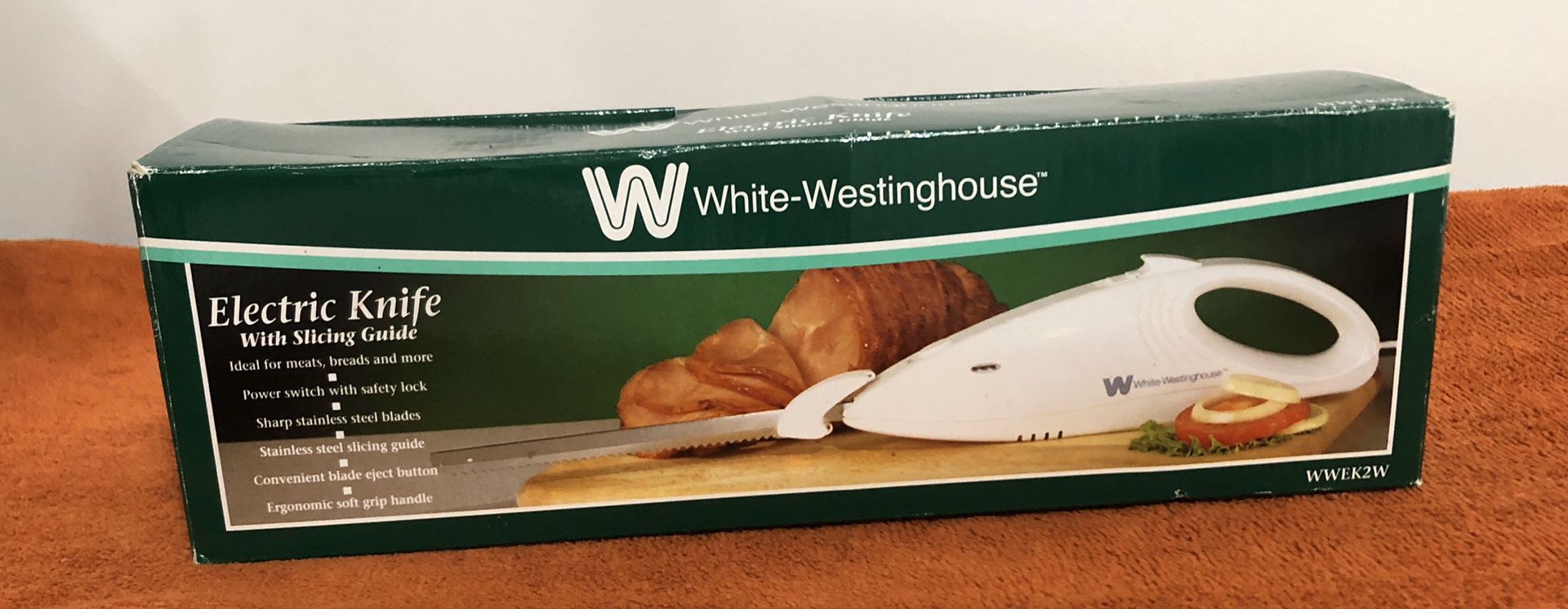 White Westinghouse Electric Carving Knife (Model WWEK2W) - Cash & Carry or will Ship