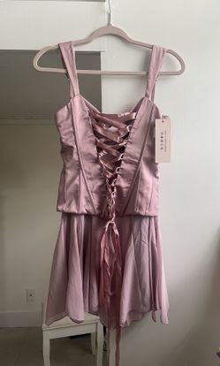 New Pink Corset Dress