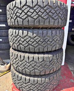 275-65-18 Goodyear 📍📍 Vendo un set de llantas con 80% de vida las 4 📍🌟