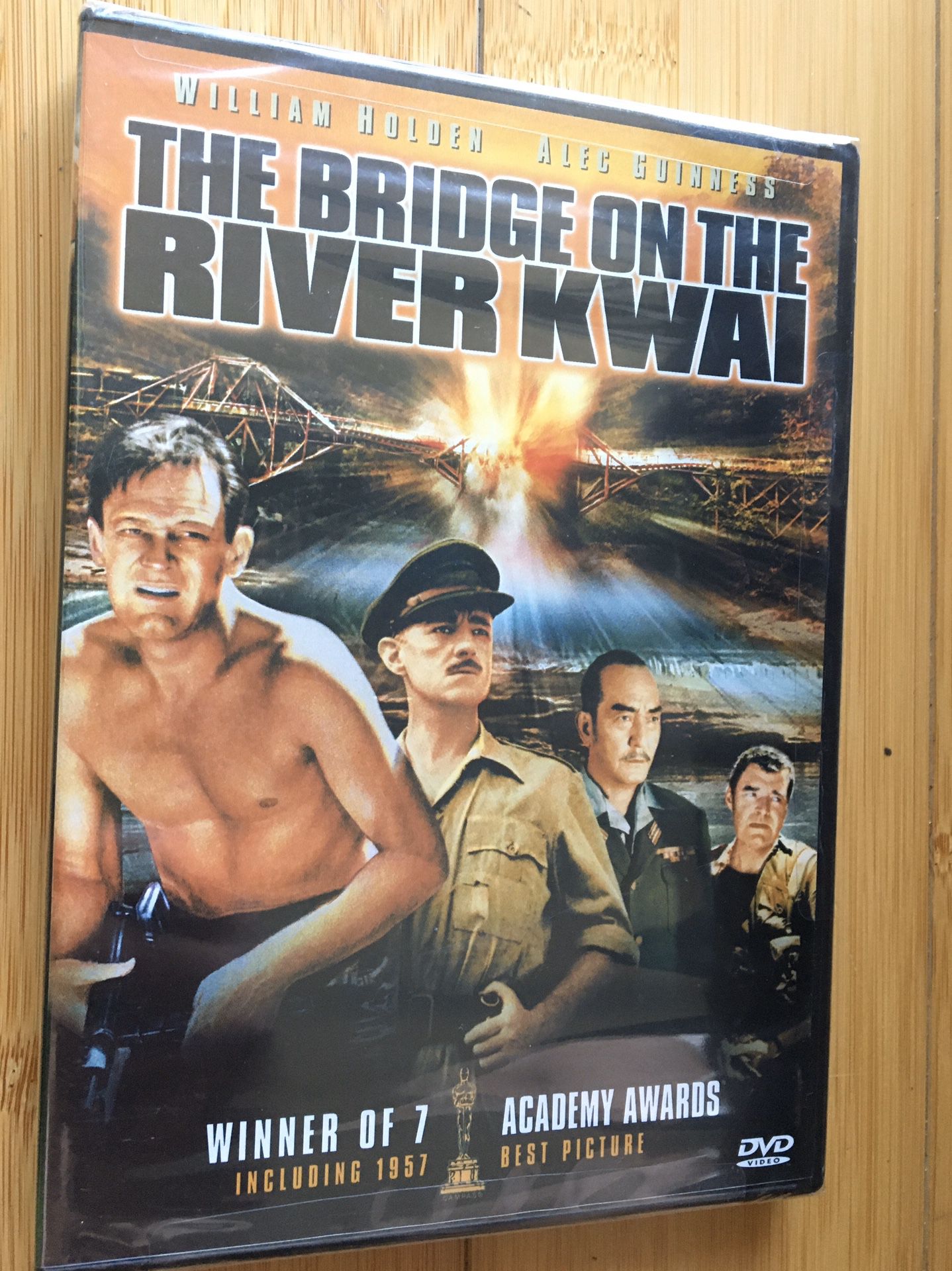 The Bridge On The River Kwai Brand New DVD (Sealed) in Manufacturers Shrink Wrap Best Picture Award For 1957 Academy Awards! $13.00