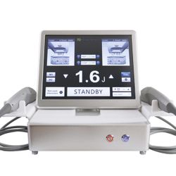 Portable 7D Skin Care Beauty Machine with 2 Handles 110V for Face and Body Home SPA, 2 in 1