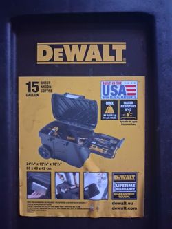 Dewalt toolbox with wheels