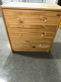 Wood Nightstand