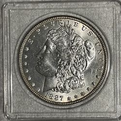 1887 Silver Morgan Dollar 