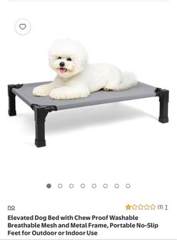HEEYOO new elevated dog bed 35.2”