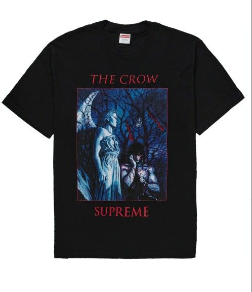 Supreme The Crow Tee Black Extrs Large XL