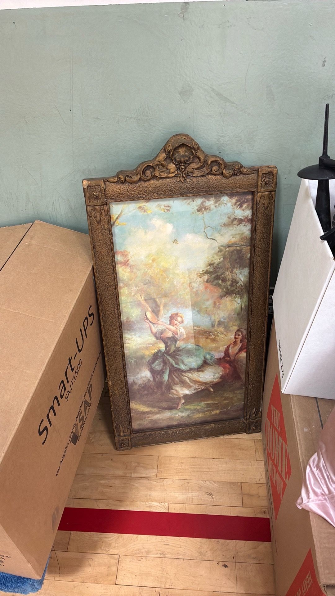 vintage French Rococo wall art