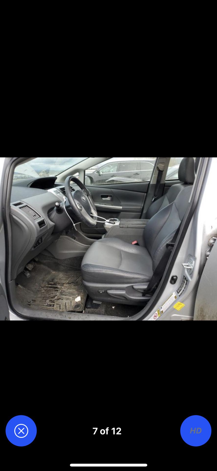 2012-2014 Toyota Prius V Leather Interior Seats Parts